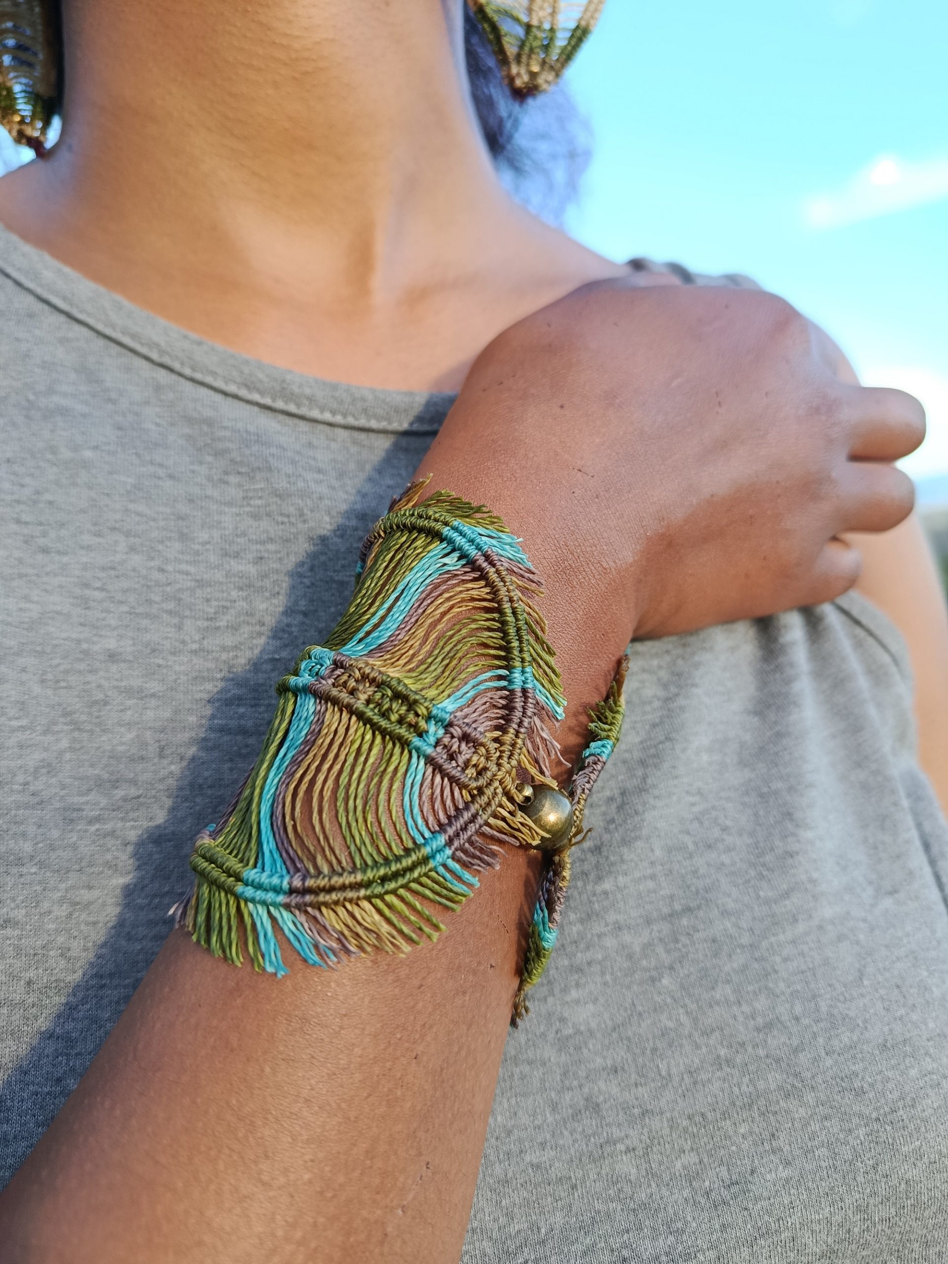 Bracelet "Amazonie" par Plume d'artborigine.com